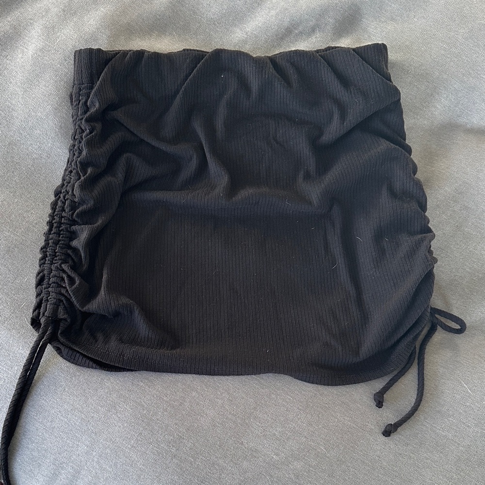 Timing Black Mini Skirt